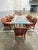 Vintage McGuire Rattan Dining Set W 8 Chairs & Rectantgular Table - A Set of 9 For Sale In Miami - Image 6 of 12