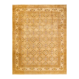 Mogul, One-of-a-Kind Hand-Knotted Area Rug - Ivory, 8' 2" x 10' 4" For Sale
