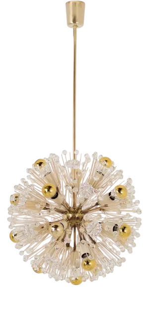 Sputnik Snowflake / Dandelion Pendant, 1970s