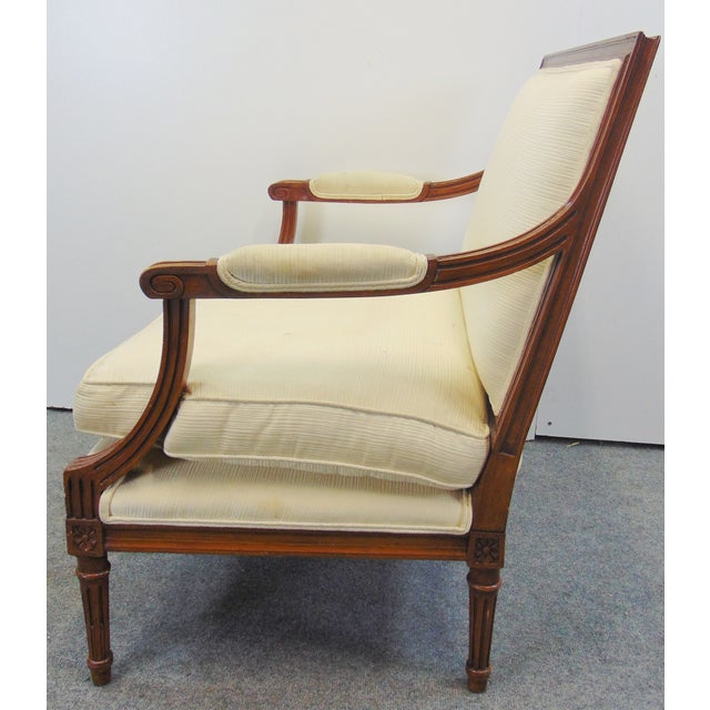 Early 20th Century Louis XVI Fruitwood Lounge Chair Chairish