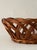French Country Vintage Sculptural Rattan Basket | Open Weave For Sale - Image 3 of 7