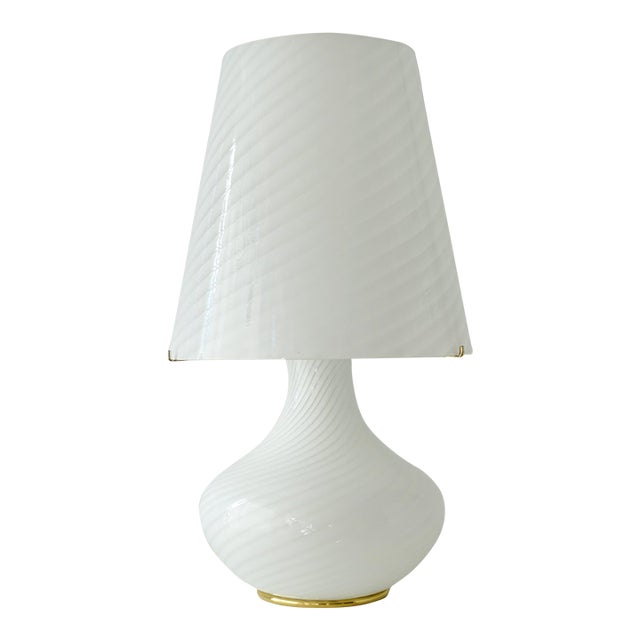 XL Vetri Murano Glass Lamp For Sale