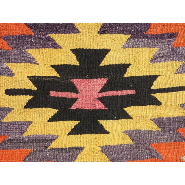 Textile Mid 20th Century Anatolian Turkish Classic Kilim Rug For Sale - Image 7 of 13
