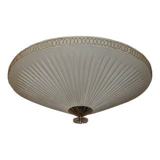 Large Vintage Fush Mount in style of Paavo Tynell, 1950s For Sale