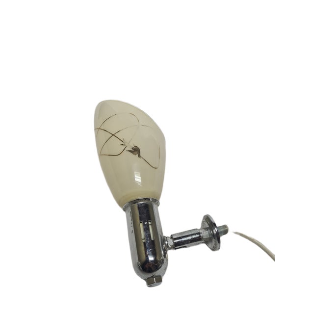 Pop-Art Wall Lamp, Poland, 1950s, in Very Good conditions. Designed 1950 to 1959 European Plug (up to 250V).The wiring of...