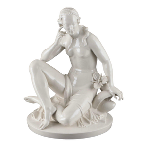 Hugo Meisel for Schwarzburger Werkstatten Porcelain Nude Circa 1930’s