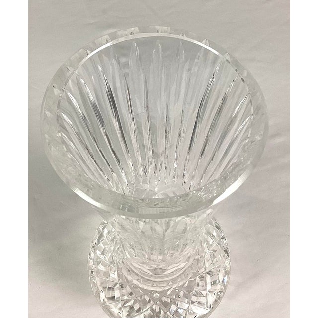 Glass 1980s Waterford Crystal Vase For Sale - Image 7 of 9