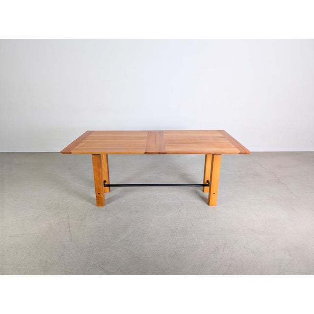 Beautiful, large designer dining table for sale. The table is made of high-quality beechwood and offers ample space for...