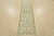 Tribal Oushak Runner 2’7” X 7’11” Ivory Wool Tribal Hand-Knotted Oriental Rug For Sale - Image 3 of 12