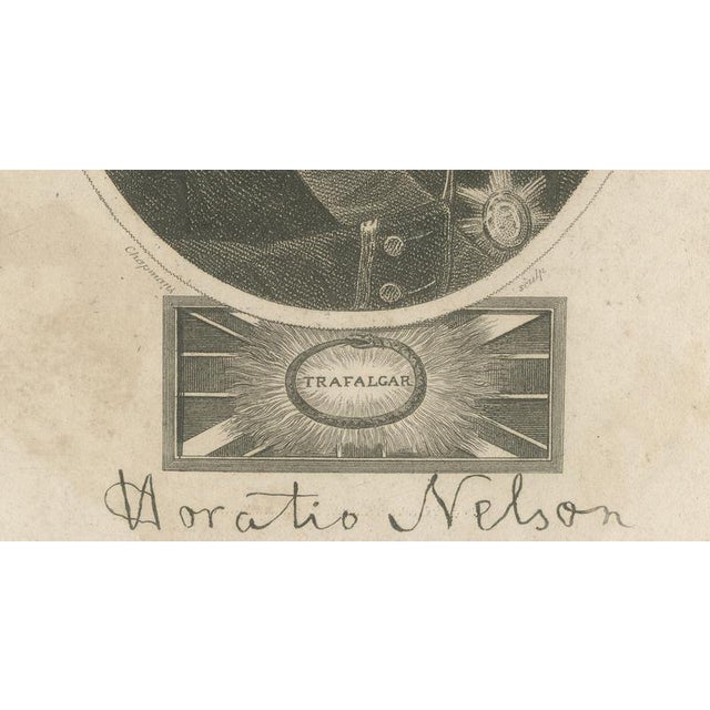 Early 19th Century After Lemuel Francis Abbott, Horatio Nelson Portrait, Trafalgar, Naval Hero, 1819, Engraving For Sale - Image 5 of 8