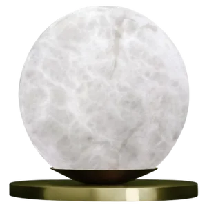 Ofione Shiny Gold Metal Table Lamp by Alabastro Italiano