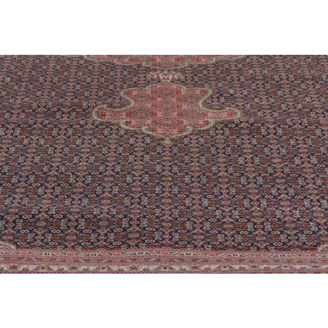 Mid 20th Century Vintage Persian Mahi Tabriz Rug, 11'04 X 16'05 For Sale - Image 5 of 10