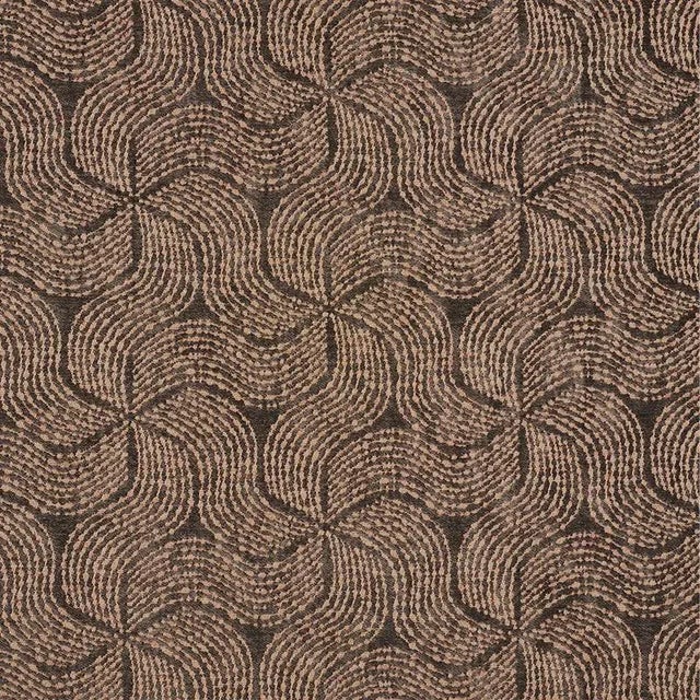 Sample - Schumacher Fiador Fabric in Brown For Sale