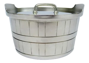 Vintage C1970's Gorham Silver Plate Bushell-Shaped Lidded Tea Caddy Container