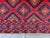 Hand-Knotted Crimson Red and Navy Blue Allover Geometric Wool Area Rug, 6'9" X 4'10" For Sale - Image 10 of 11