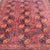 Red Square Sized Hand-Knotted Turkomen Ersari Rug in Wool With Repeating Gul Design** For Sale - Image 8 of 12