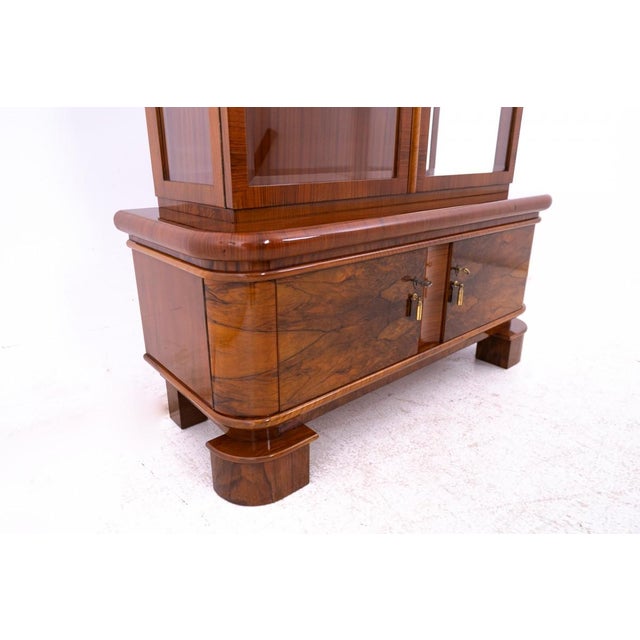 Vintage Art Deco Display Cabinet, Poland, 1930 For Sale - Image 10 of 12