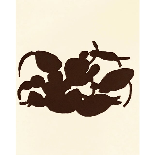 Artist: Jean Arp Country: France Title: Untitled – B6 Medium: Woodcut Marks: Not signed, not numbered Paper size: 10.20 x...