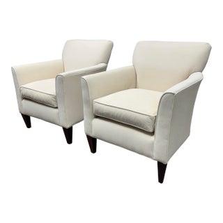 Rowe Furniture Times Square Accent Chairs, Pair For Sale