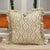 Add a touch of artisanal elegance to your space with this Boho Floral Block Print Frill Pillow Cover, beautifully handmade...