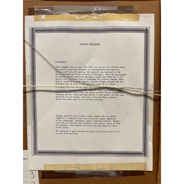 Sky Blue Harry Zeegers Landscape For Sale - Image 8 of 8