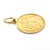 Mid-Century Modern Vintage 1960s Italian 18k Saint Anthony of Padua Holding Baby Jesus Medallion For Sale - Image 3 of 9