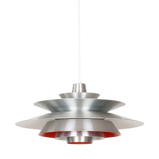 Vintage Swedish Pendant Lamp by Carl Thore for Granhaga Metallindustri, 1960s For Sale