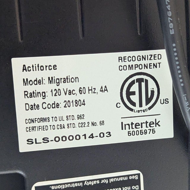 White Steelcase Migration Electric Height Adjustable Desk With White Top For Sale - Image 8 of 8