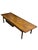 Mid-century dark walnut large coffee table by Stanley furniture Banded top surface and side storage drawer. Very good...