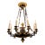 French Empire Bronze Chandelier For Sale