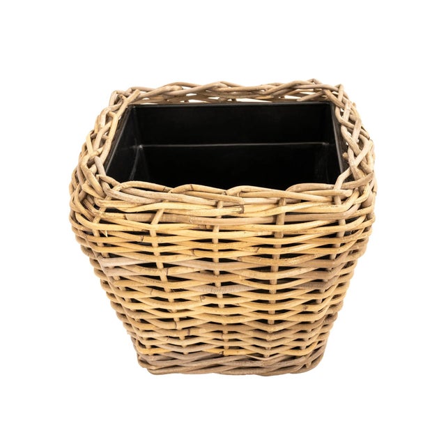 A sophisticated and structured option for any plant lover our Square Tapered Planter blends clean lines with handcrafted...