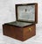 Antique English Benson & Hedges Mahogany Metal Lined Cigar Tobacco Humidor Box For Sale - Image 6 of 15