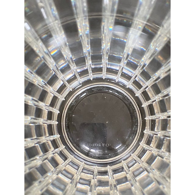 Late 20th Century Tiffany & Co Cut Crystal Vase For Sale - Image 11 of 12