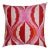 Contemporary Pinky Red Handmade Velvet Throw Pillow & Down Insert For Sale