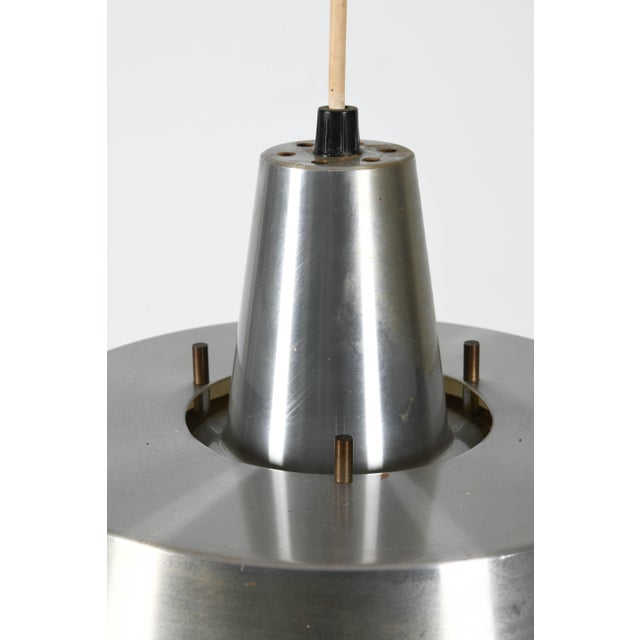 Mid-Century Modern 1960s Hans-Agne Jakobsson Aluminum Pendant for Ab Markaryd For Sale - Image 3 of 5