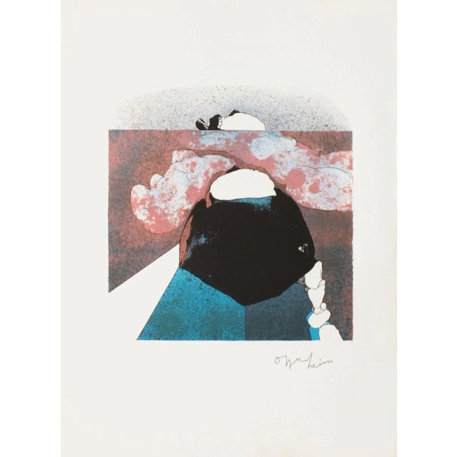 1975 David Oppenheim Obsessions VI Lithograph For Sale