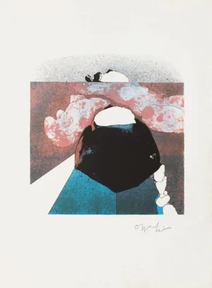 1975 David Oppenheim Obsessions VI Lithograph