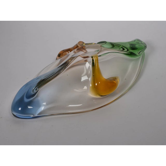 1950s Art Glass Rhapsody Vase by Frantisek Zemek for Mstišov, 1950s For Sale - Image 5 of 9