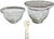 English Vintage Delicate Blown Glass Caviar Chiller Bowl Server With Mother-of-Pearl Spoon For Sale - Image 3 of 5
