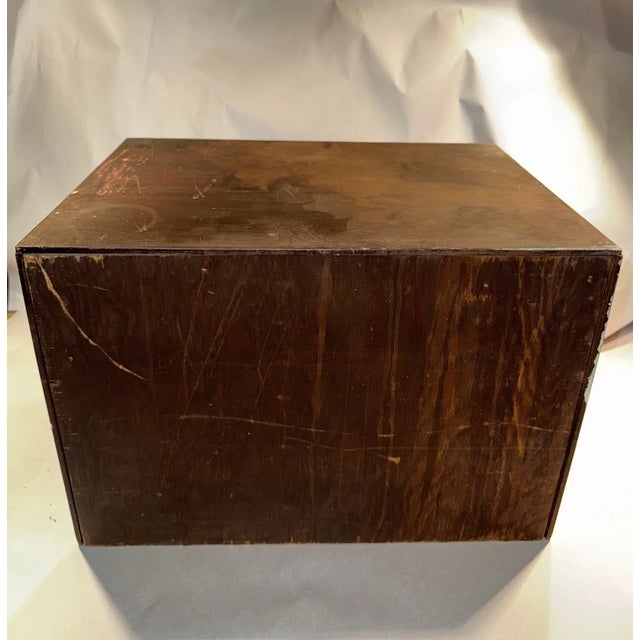 Large Antique Industrial Watchmaker’s Cabinet For Sale In Los Angeles - Image 6 of 6