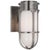 Chapman & Myers for Visual Comfort Signature Gracie Tall Bracketed Sconce in Antique Nickel with White Glass For Sale
