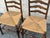 Mid 20th Century Set of 4 French Provincial Rush Seat Dining Chairs For Sale - Image 4 of 12