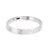 Metal Cartier Love Classic Model 4 Diamonds 18k White Gold Iconic Bangle Bracelet For Sale - Image 7 of 8