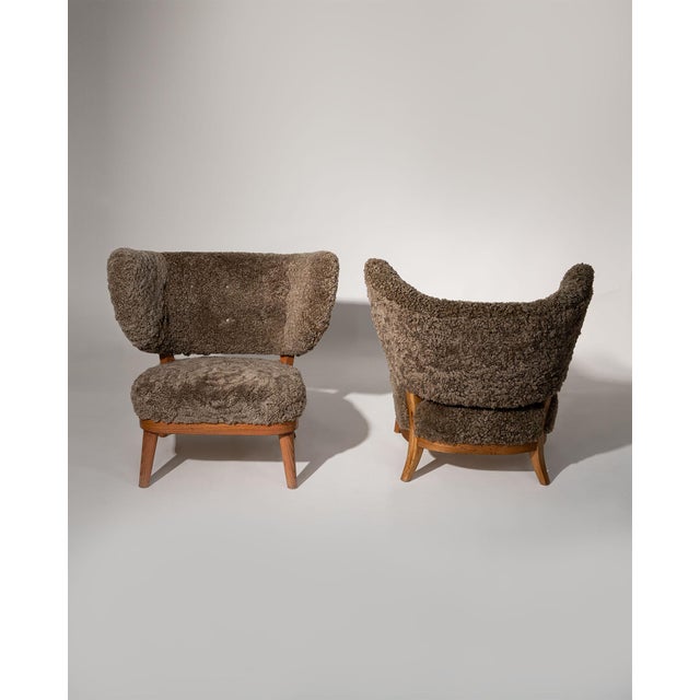 1930s Sculptural Armchair by Otto Schultz for Boet, Sweden, 1930 For Sale - Image 5 of 17