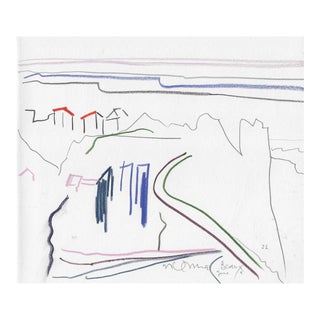 1993 Norbert Voelkel Beaux France Drawing For Sale
