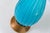 Pair Murano Blue Empoli Glass, Lamps Italy 1960s For Sale In West Palm - Image 6 of 10