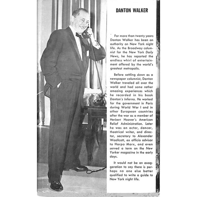 "Danton Walker's Guide to New York Nitelife" 1958 Walker, Danton For Sale In New York - Image 6 of 12