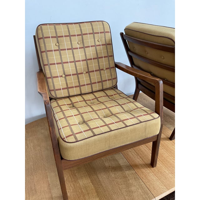 Pair of Mid-Century Modern Ole Wanscher Danish Armchairs For Sale - Image 17 of 18