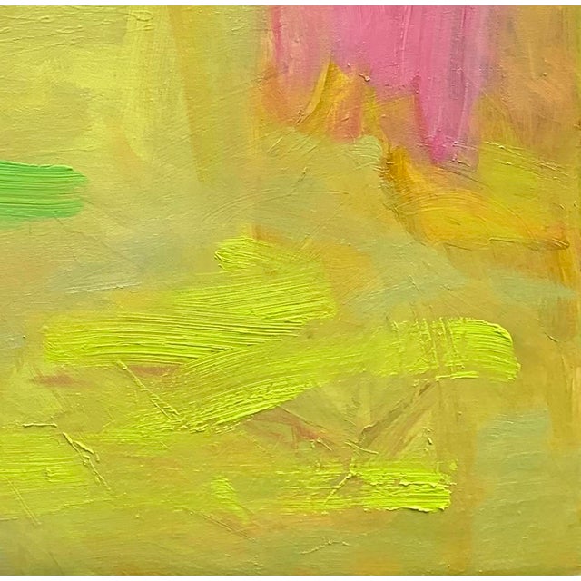 Trixie Pitts "Falling Leaves" by Trixie Pitts Abstract Expressionist Oil Painting For Sale - Image 4 of 12