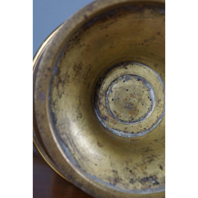 Antique Brass Can from Jones & Willis For Sale - Image 5 of 6